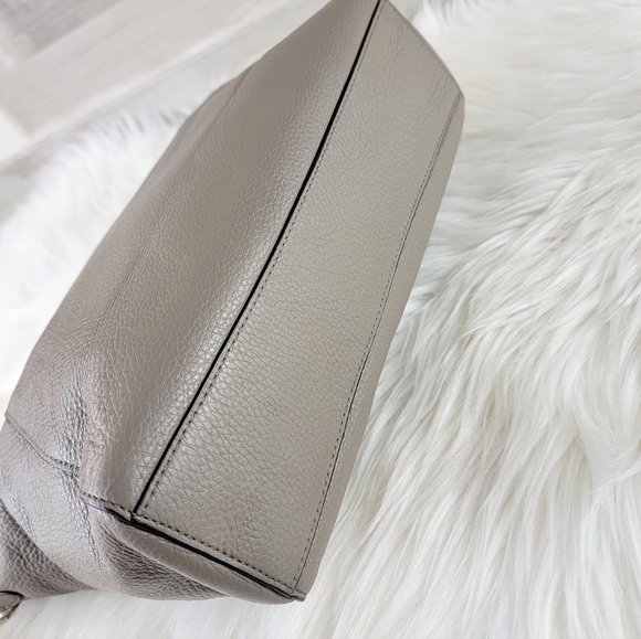 COACH F26917 SMALL KELSEY SATCHEL Gray Pebbled Leather - Picture 7 of 15